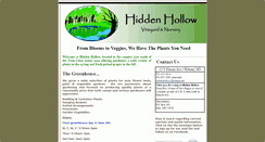 Desktop Screenshot of hiddenhollowvineyard.com